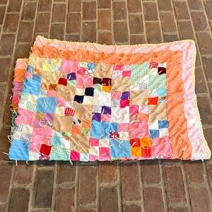 Vintage handmade patchwork quilt